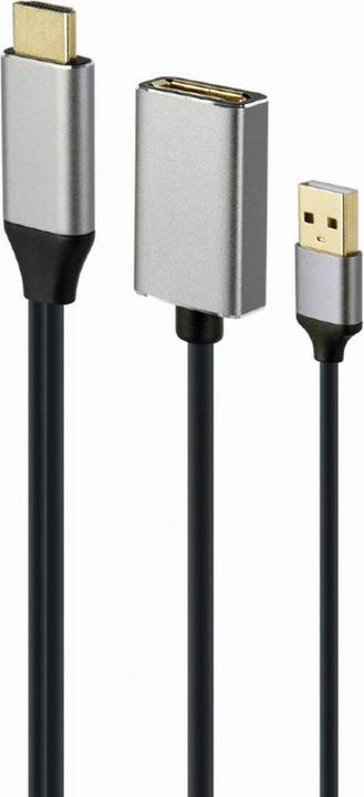 Immagine prodotto Gembird HDMI attivo 4K maschio a DisplayPo (HDMI, 10 cm)