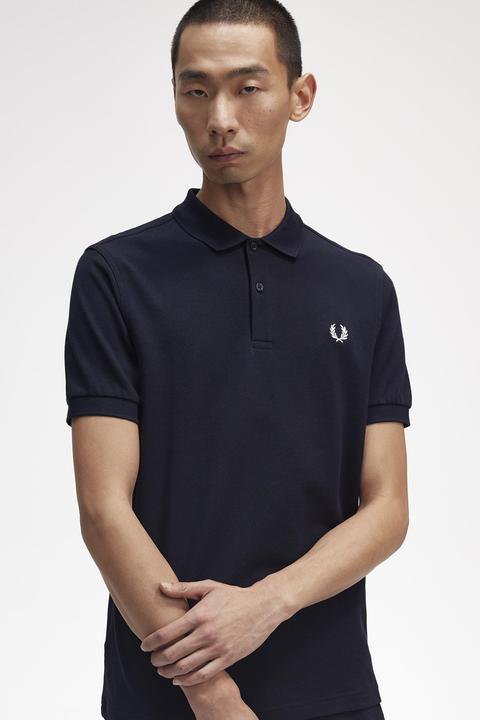 Actual product image Fred Perry Plain Polo Shirt navy (XL)