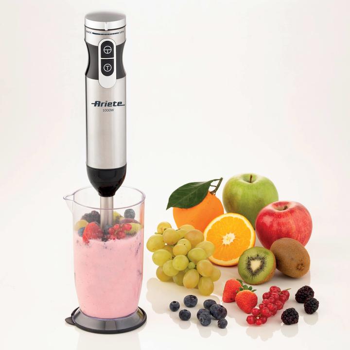 Immagine prodotto Ariete 898 4 Blades Multiprep 7in1, Frullatore a immersione multifunzione, 1000 W, 10 velocità + Turbo, 4 l