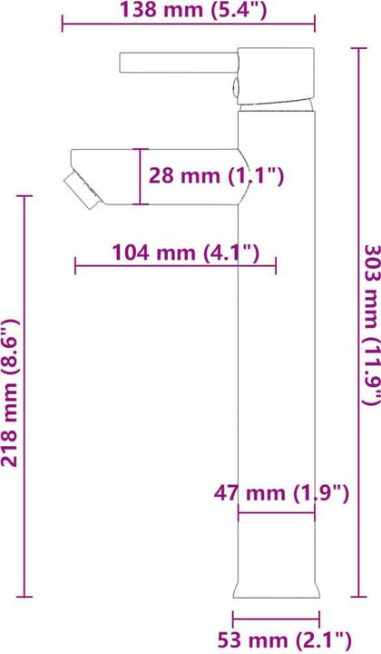 Produktbild VidaXL Agosto (420 mm, 420 mm)