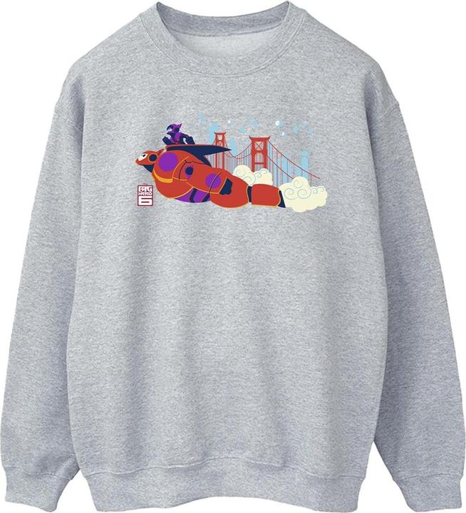 Disney Big Hero 6 Baymax Hiro Bridge Sweatshirt (XXL)