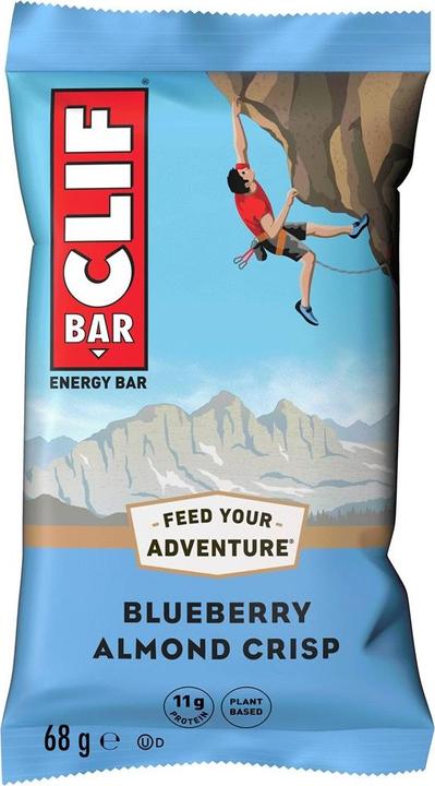 Image du produit Clif Bar Blueberry Almond Crisp (Doux, Amande, Fruité, Myrtille, Avoine, 1 pcs, 68 g)