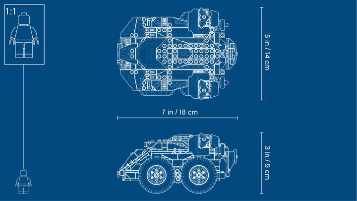 Actual product image LEGO App-controlled Batmobile (76112, LEGO DC)