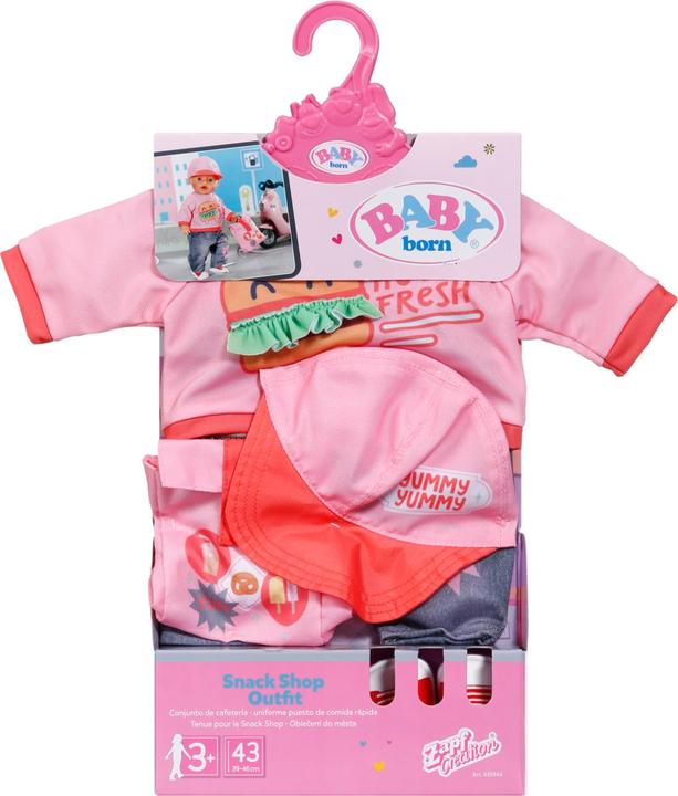 Produktbild Zapf Creation BABY born Snack Shop Outfit 43cm
