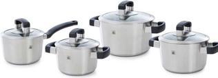 Image du produit BK Conical Cool Glas Panne Set - 4-delig - RVS deksels - Inductie (Ensemble de casseroles et de poêles de cuisson)