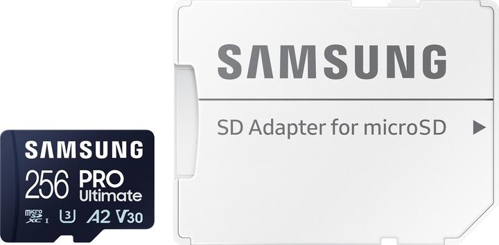 Actual product image Samsung PRO Ultimate (256 GB, microSDXC, U3, UHS-I)