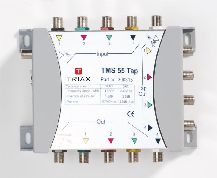 Actual product image Triax TMS 55-12 TAP satellite block distribution 5 inputs 5 outputs