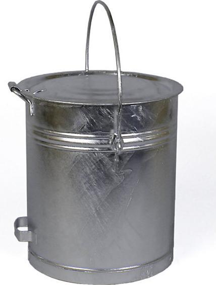 Produktbild kaiserkraft Stahlblech-Mülleimer, zylindrisch (40 l)