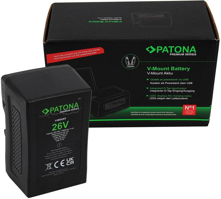 Produktbild Patona Premium Akku V-Mount 26V 302Wh (Akku)