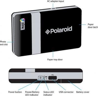 Produktbild Polaroid PoGo Mobile Photo Printer (Thermodirekt, Farbe)