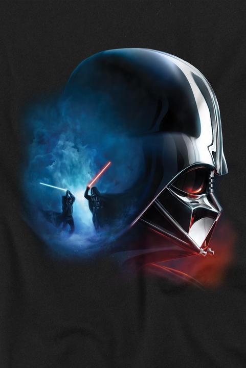 Actual product image Star Wars Mens Obi Wan Kenobi Vader Poster T-Shirt (M)