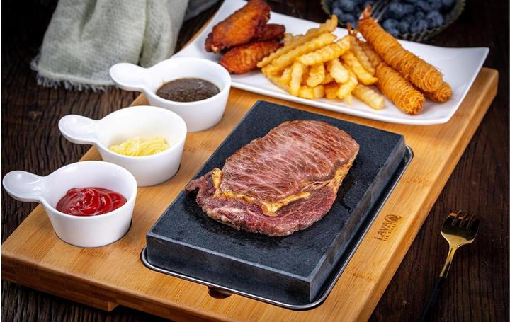 Actual product image LavaQ Hot Stone Steak Set