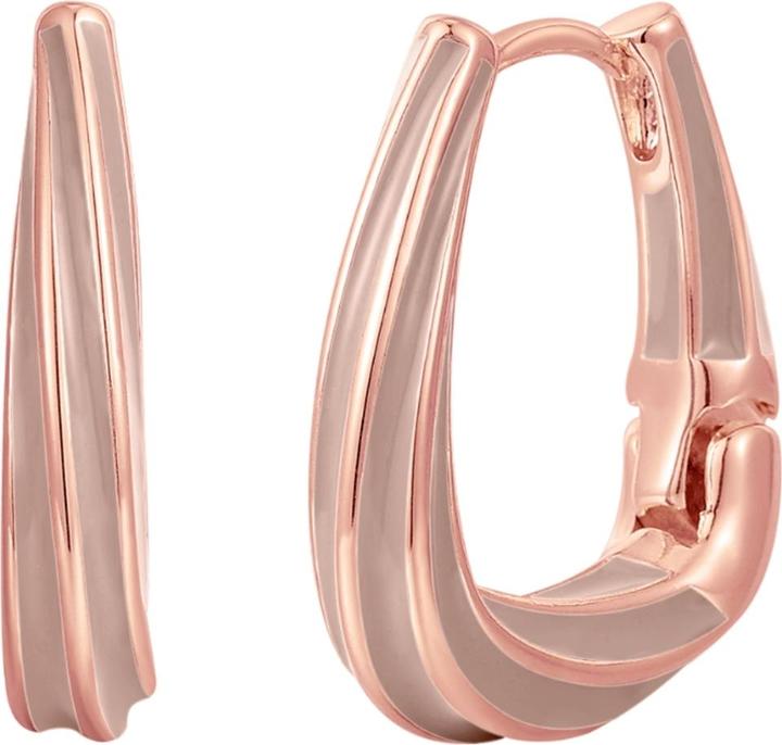Actual product image Yokoamii Ladies hoop earrings brass - 36552 (Brass)