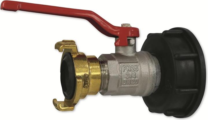 Immagine prodotto Puteus Adattatore IBC 92187, 3/4", con valvola a sfera (101.60 mm)