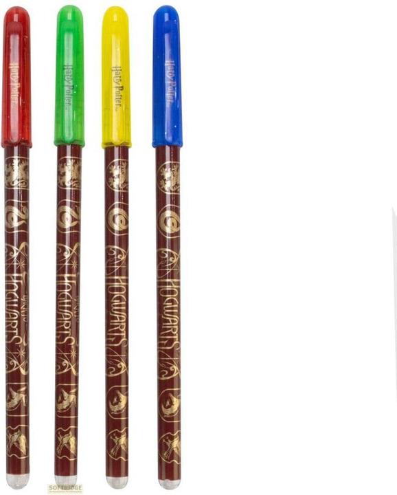 Immagine prodotto Blue Sky Harry Potter - Stylos à gel avec écusson des maisons (Multicolore, 4 x)