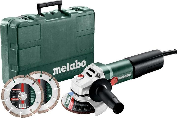 Image du produit Metabo .SZLIFIERKA KĄT.125 /WEQ 1400-125 +2 TARCZE DIAMENTOWE WALIZKA (125 mm)