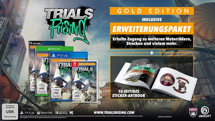 Actual product image Ubisoft Trials Rising - Gold Edition (Switch, DE)