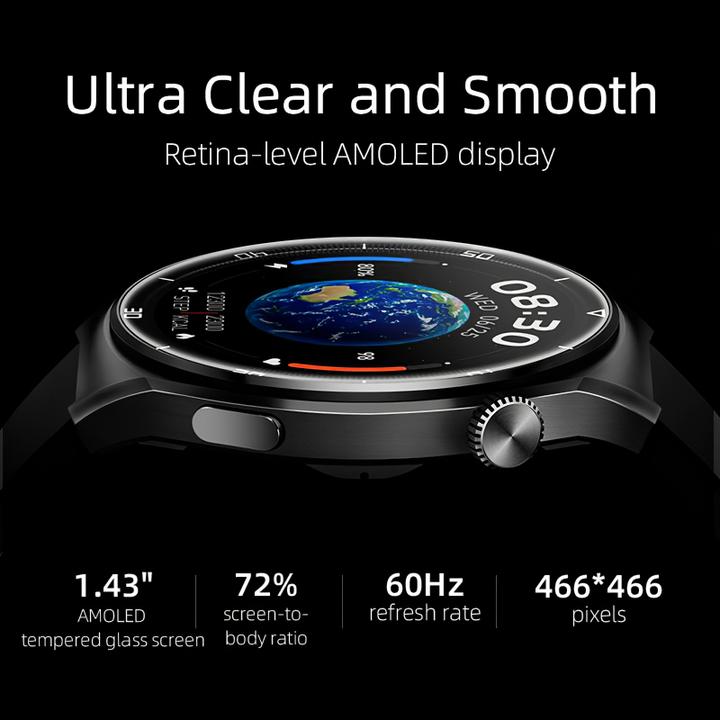 Actual product image QCY Smartwatch S3 (czarny)