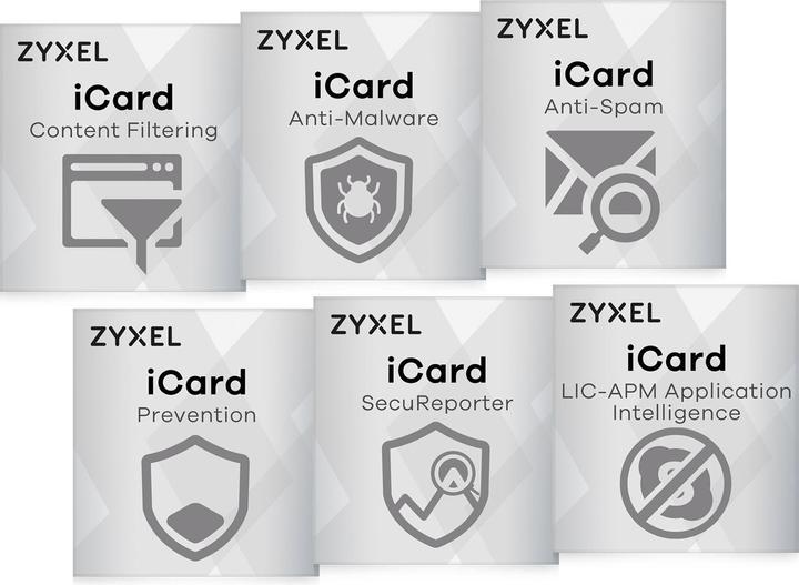 Produktbild Zyxel iCard Service-Bundle für USG FLEX 200 2 Jahre (1 Geräte, 24 Monate)