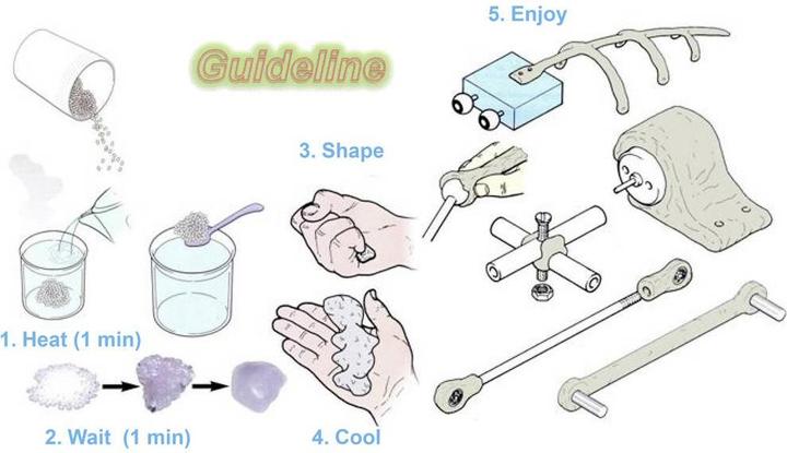 Image du produit Toolcraft Perles de modelage Polymorphe pour le DIY