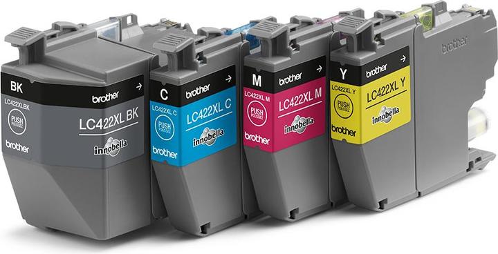Actual product image Brother and Ink Cartridges Multipack Each cartridge prints up to 1500 page (M, FC, Y, C)