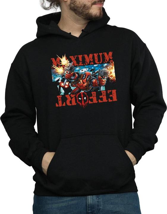 Produktbild Deadpool Maximum Effort Kapuzenpullover (L)