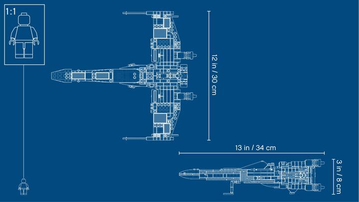Image du produit LEGO Chasseur stellaire X-Wing Starfighter (75218, LEGO Star Wars)