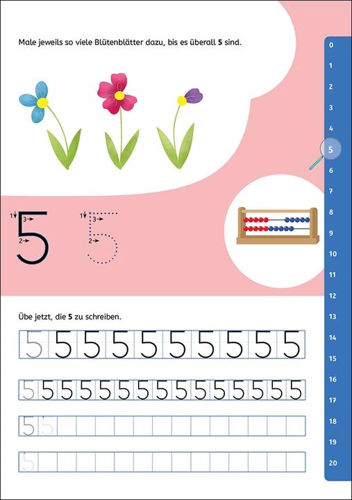 Produktbild Schreiben lernen mit Spurrillen - Zahlen (Deutsch, Carmen Eisendle, Loewe Lernen und Rätseln, 2023)