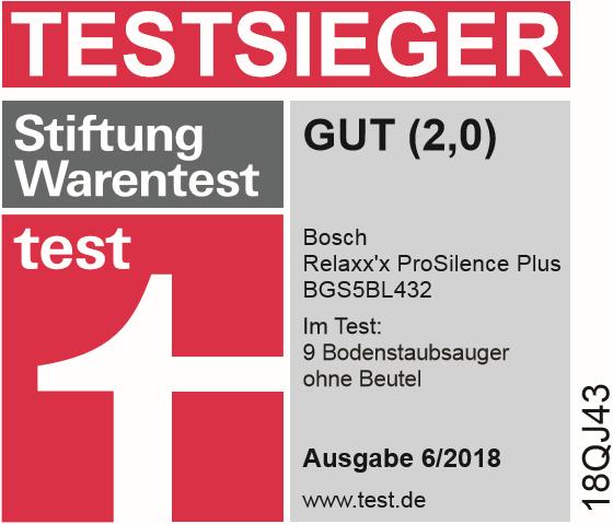 Actual product image Bosch Hausgeräte Bgs5bl432