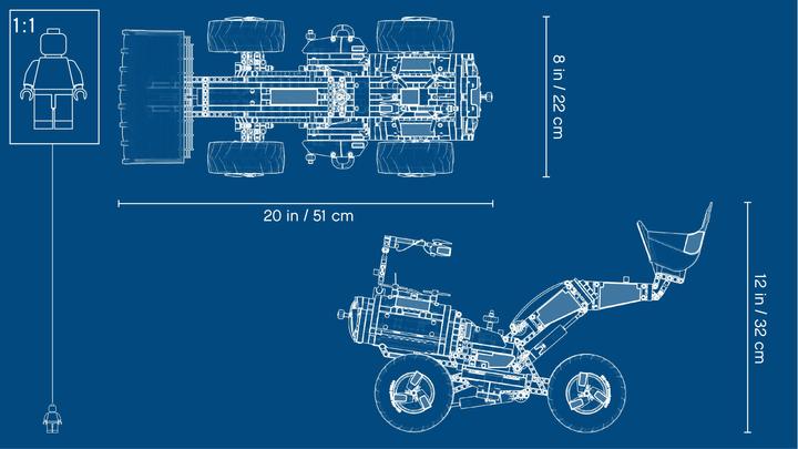 Image du produit LEGO Le tractopelle Volvo Concept ZEUX (42081, LEGO Technic)