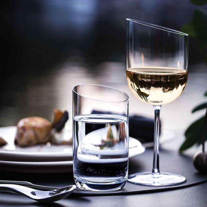 Actual product image Villeroy & Boch White Wine Goblet, Set of 4pcs NewMoon (21.50 cl, 4 Glasses, White wine glasses)