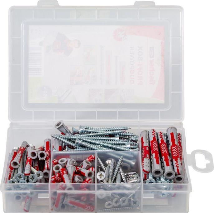 Produktbild Fischer Meister-Box DUOPOWER mit Schrauben 50x6/.5x40 30x8/5x60 (160 Stk.)