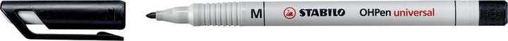 Produktbild STABILO OHPen universal Folienstift wasserlöslich (Grün, Blau, Rot, Schwarz, 1 mm, 4 x)