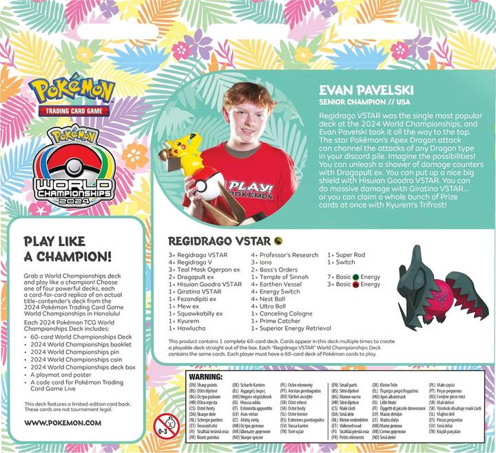 Produktbild Pokémon P-EN World Championship Deck 2024 (Englisch, Deck)