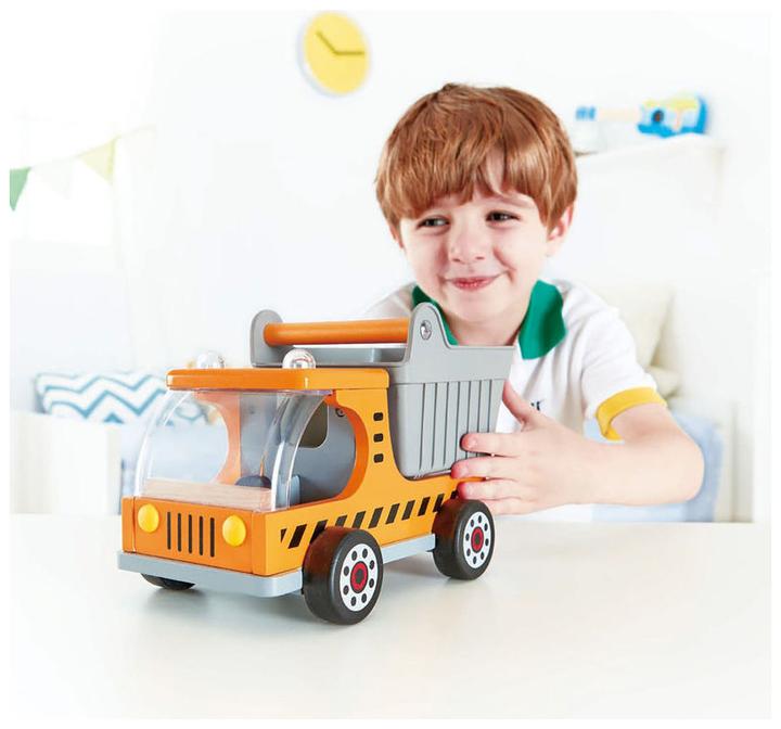 Actual product image Hape dump truck