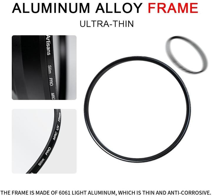 Actual product image 7artisans Lens filter MRCUV - 77 mm (77 mm, UV filter)