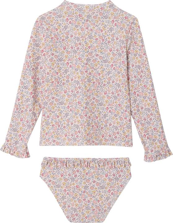 Image du produit Vertbaudet Mädchen-Set mit UV-Schutz: Badeshirt & Bikinihose mit Rüschen (146)