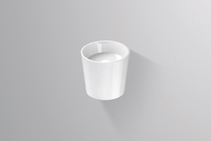 Produktbild Alape Waschtisch WT.CO400, rund Durchmesser 40,0cm, 5042500000, weiss (500 mm, 400 mm)