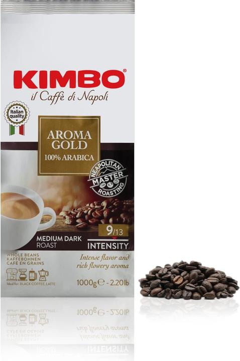 Image du produit Kimbo Arôme or (1000 g, Torréfaction moyenne)