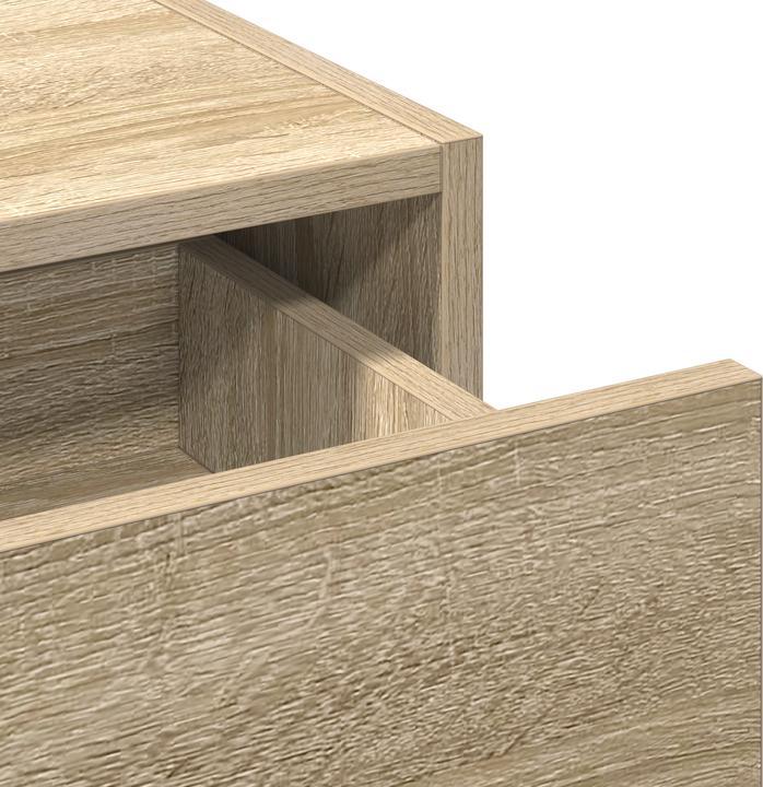 Immagine prodotto VidaXL Tavolino da toilette a muro Sonoma oak 83x40x70 cm