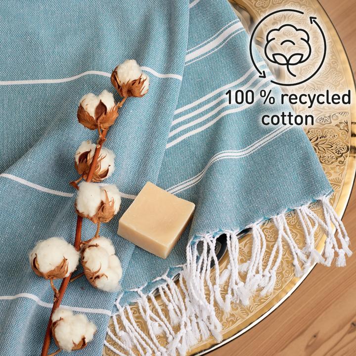 Image du produit Fit-Flip Hamamtuch Baumwolle Recycelt 100x200cm (100 x 200 cm)