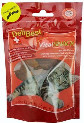 Immagine prodotto DeliBest Gatto Vital Snack Venison Chip (1 pz., 60 g)