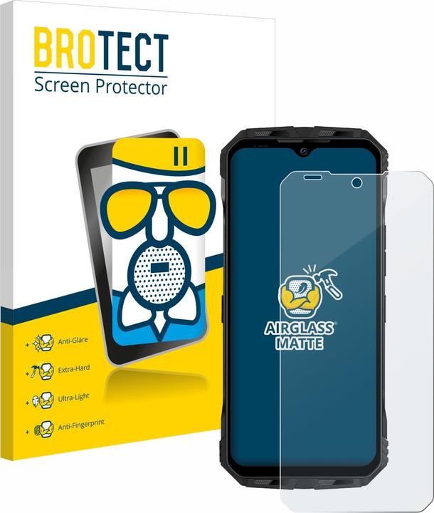 Actual product image BROTECT AirGlass Glass Matte (1 Piece, Doogee V)