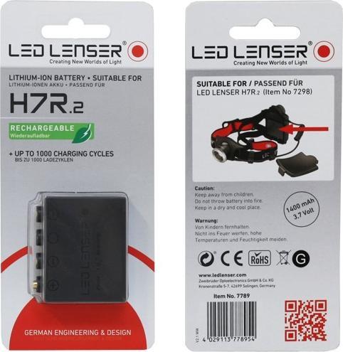 Actual product image Ledlenser Battery H7R.2