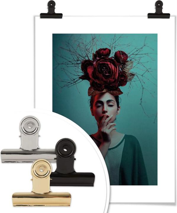 Actual product image Trenddeko Flowers in hair (24 x 30 cm)