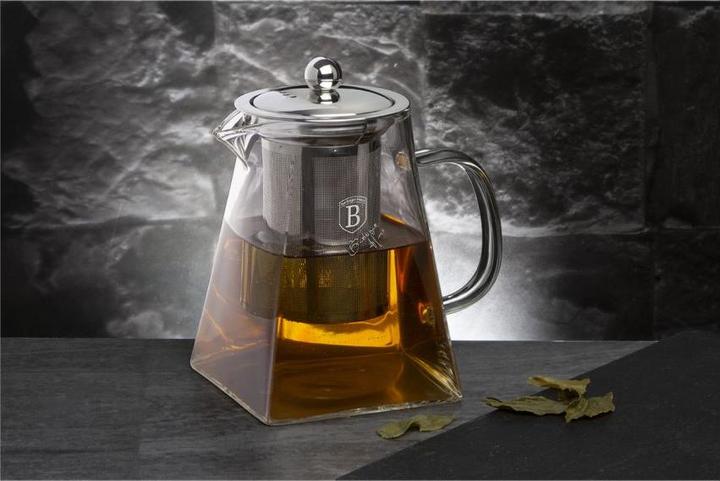 Produktbild BerlingerHaus Teekanne aus Glas mit Edelstahl Filter 750ml (0.75 l)
