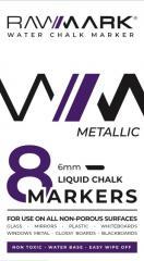 Rawmark Metallic Kreidemarker 8 Farben (8 x)