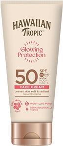 Hawaiian Tropic Sunscreen For Face Spf 50 Glowing Protection - 50 Ml (Sonnencreme Gesicht, SPF 50, 50 ml)