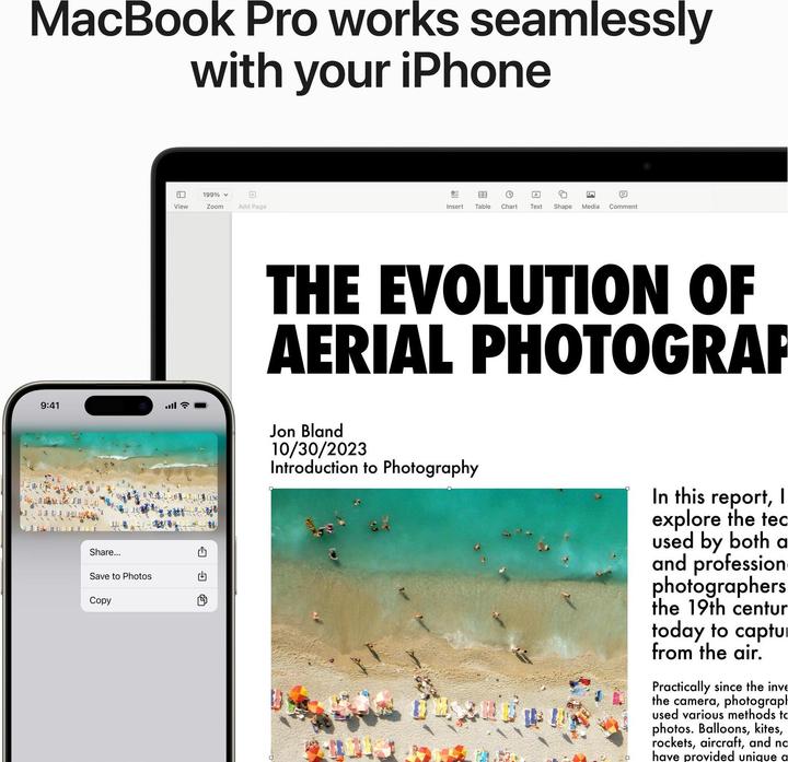 Actual product image Apple MacBook Pro - Late 2023 (16", M3 Max, 64 GB, 2000 GB, CH)