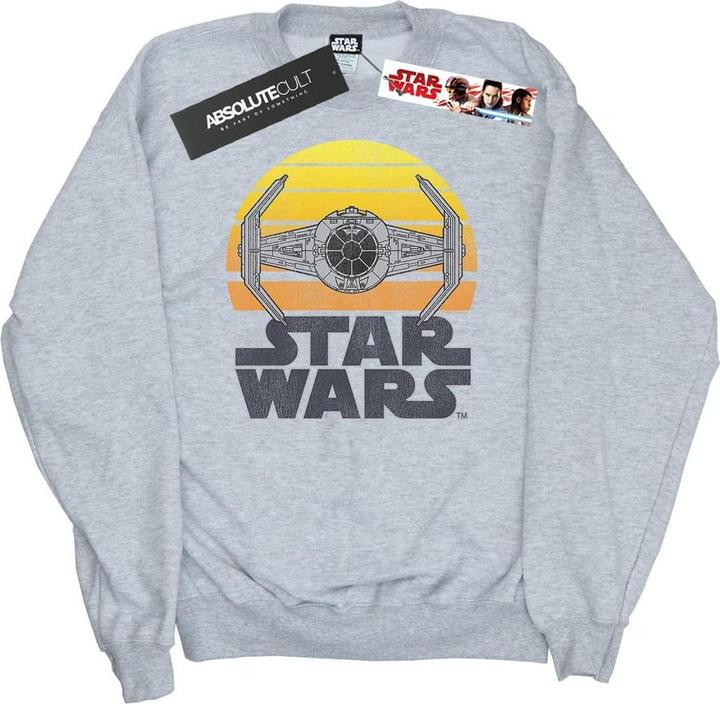 Actual product image Star Wars Mens Sunset TIE Fighter Sweatshirt (S)